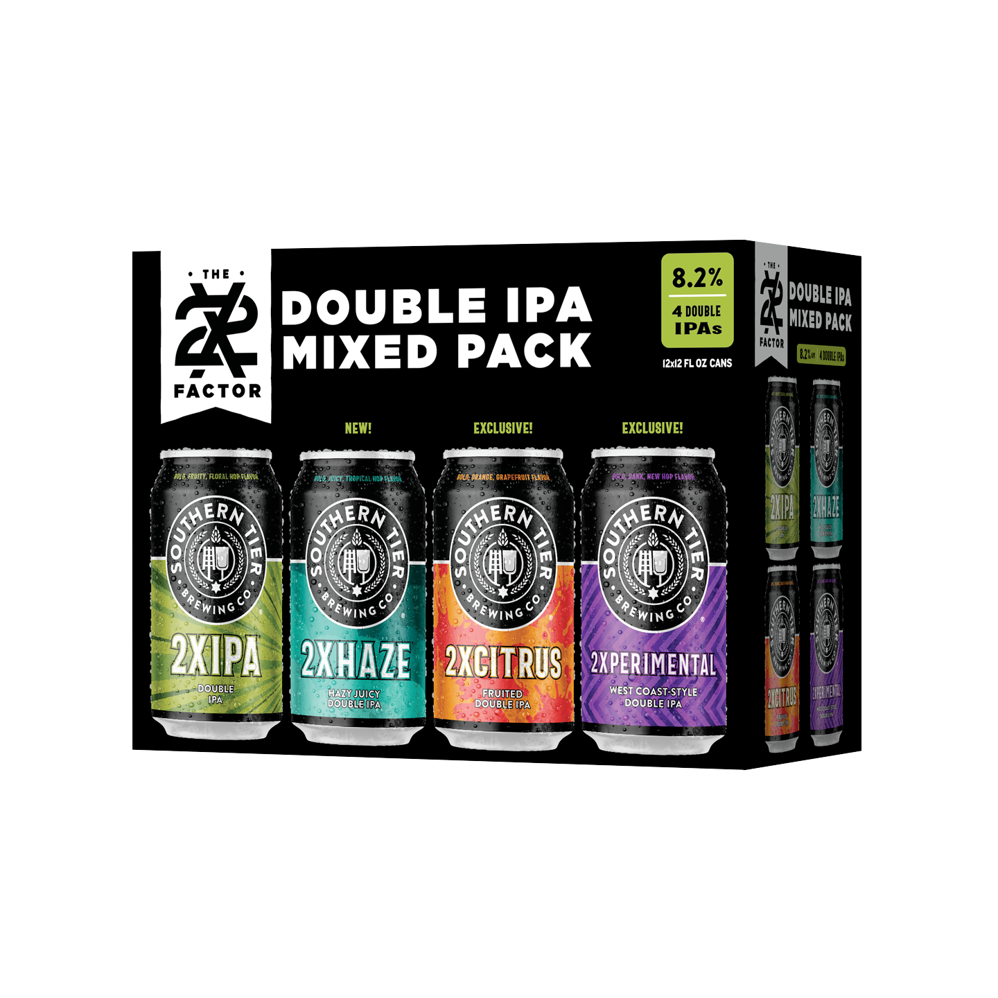 2X FACTOR DOUBLE IPA MIXED PACK