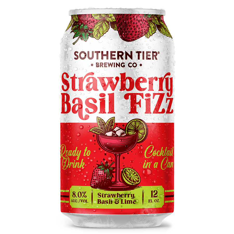Strawberry Basil Fizz